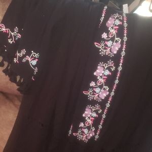 Off the shoulder dress